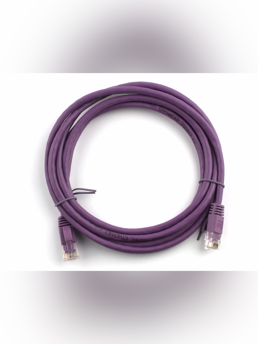 6 Purple Ethernet Patch Cable - Cat5e RJ45 Network Cable